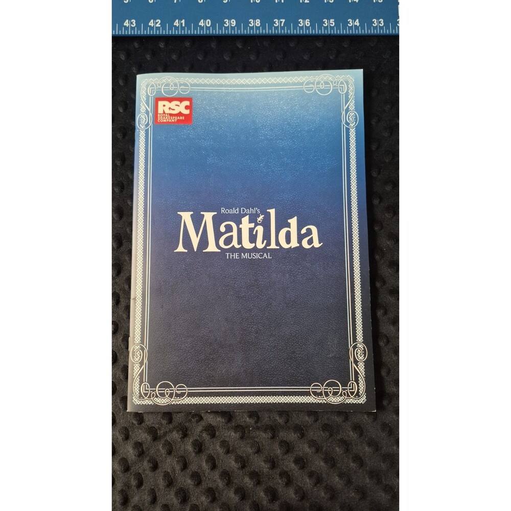 MATILDA The Musical theatre Program BROADWAY Souvenir Play Merch